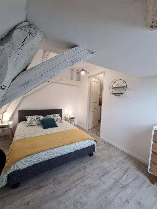 Centre Ville 3 Pieces Envoutant Sous Combles 40M² Joigny Exterior foto